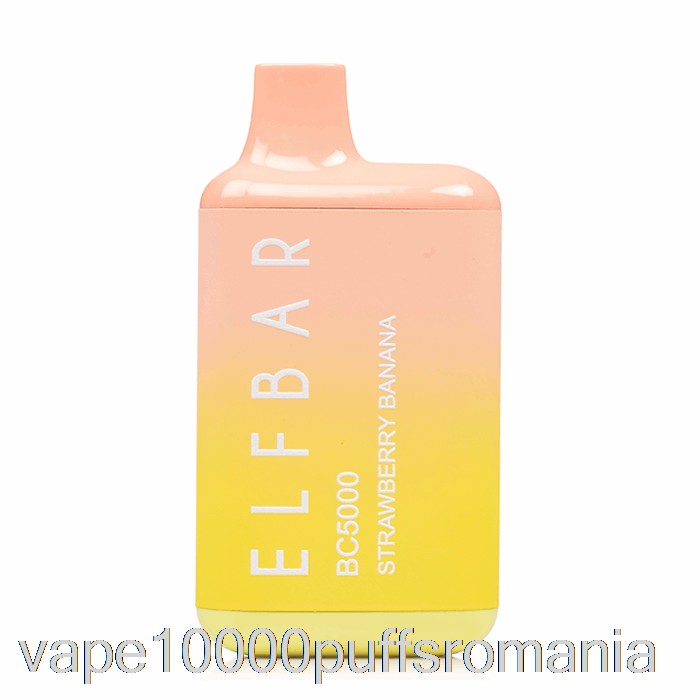 Vape Romania Bc5000 0% Zero Nicotina De Unica Folosinta Banana Capsuni